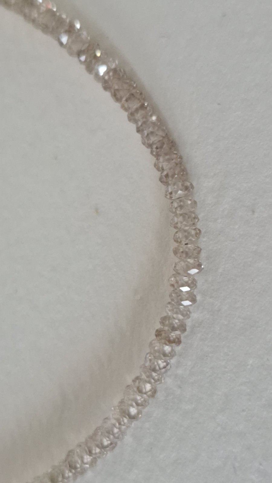 Nude Gemstone Zircon Necklace