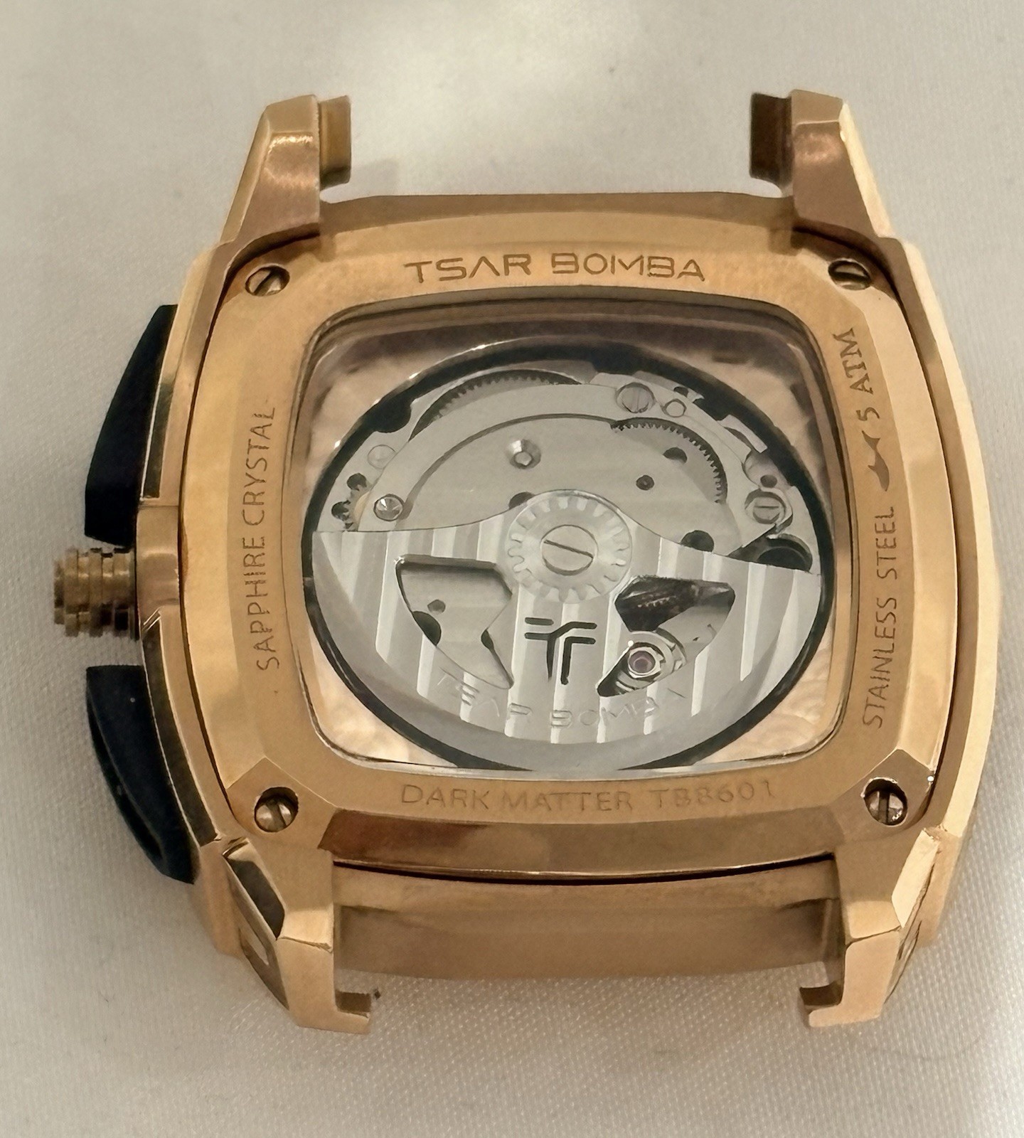Tsar Bomba Dark Matter Automatic Interchangeable Watch TB8601 Box and Papers