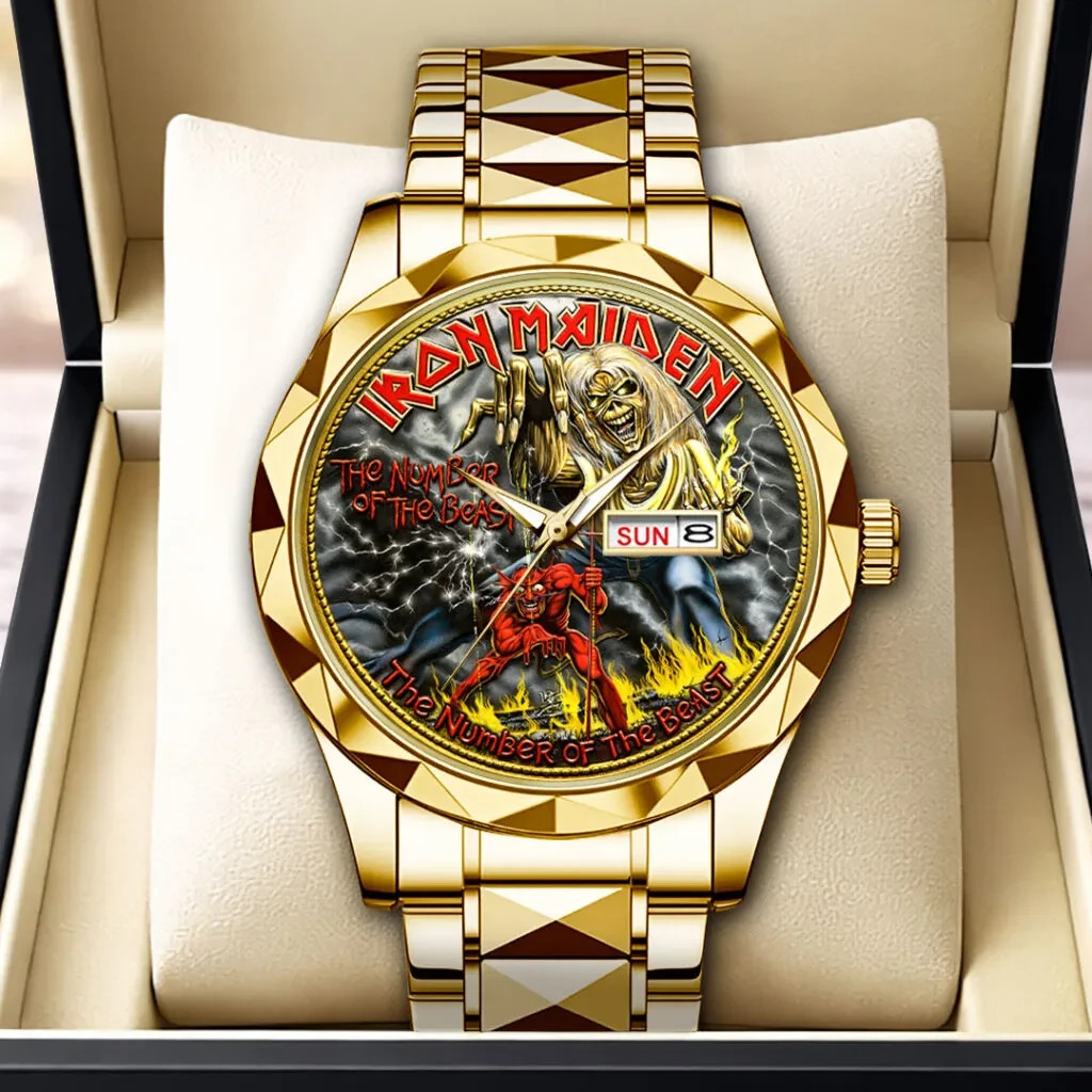 Iron Maiden Alloy Luxury Quartz Watch