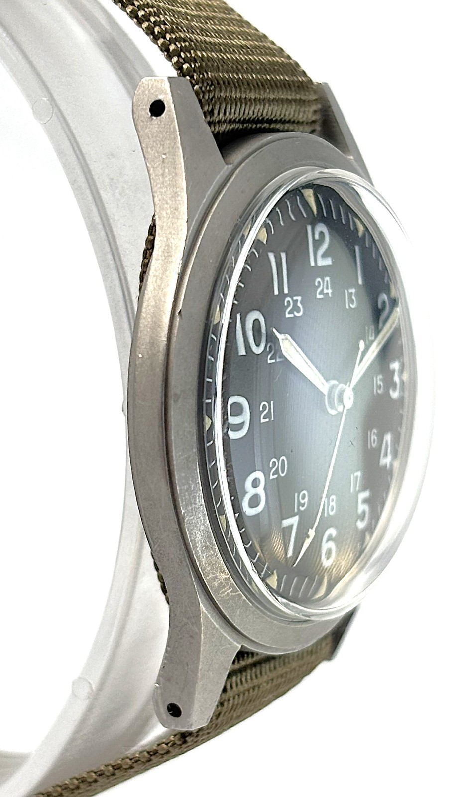 Vintage Benrus Stainless Steel GG-W-113 US Military Mens Watch Vietnam Dec 1970