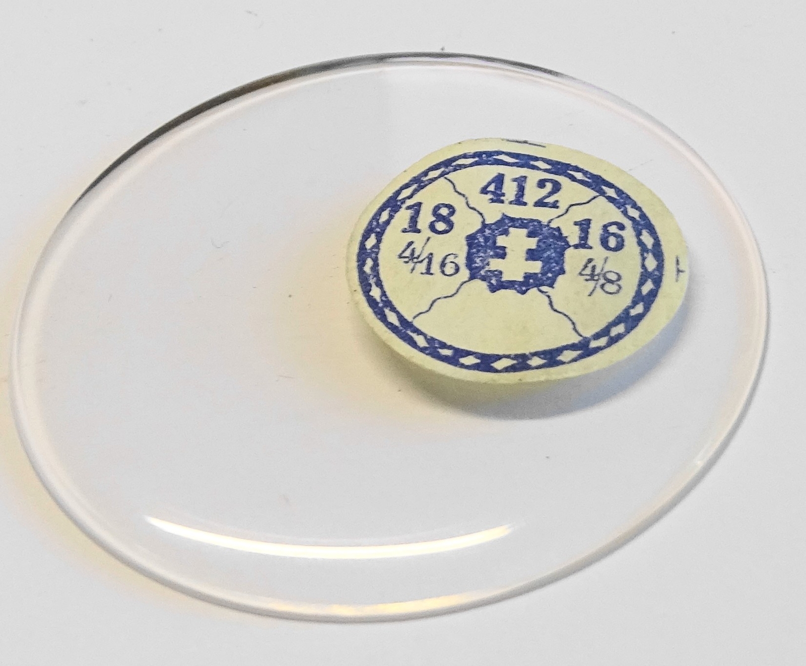 Pocket Watch Glass Diameter 41.2 Mm