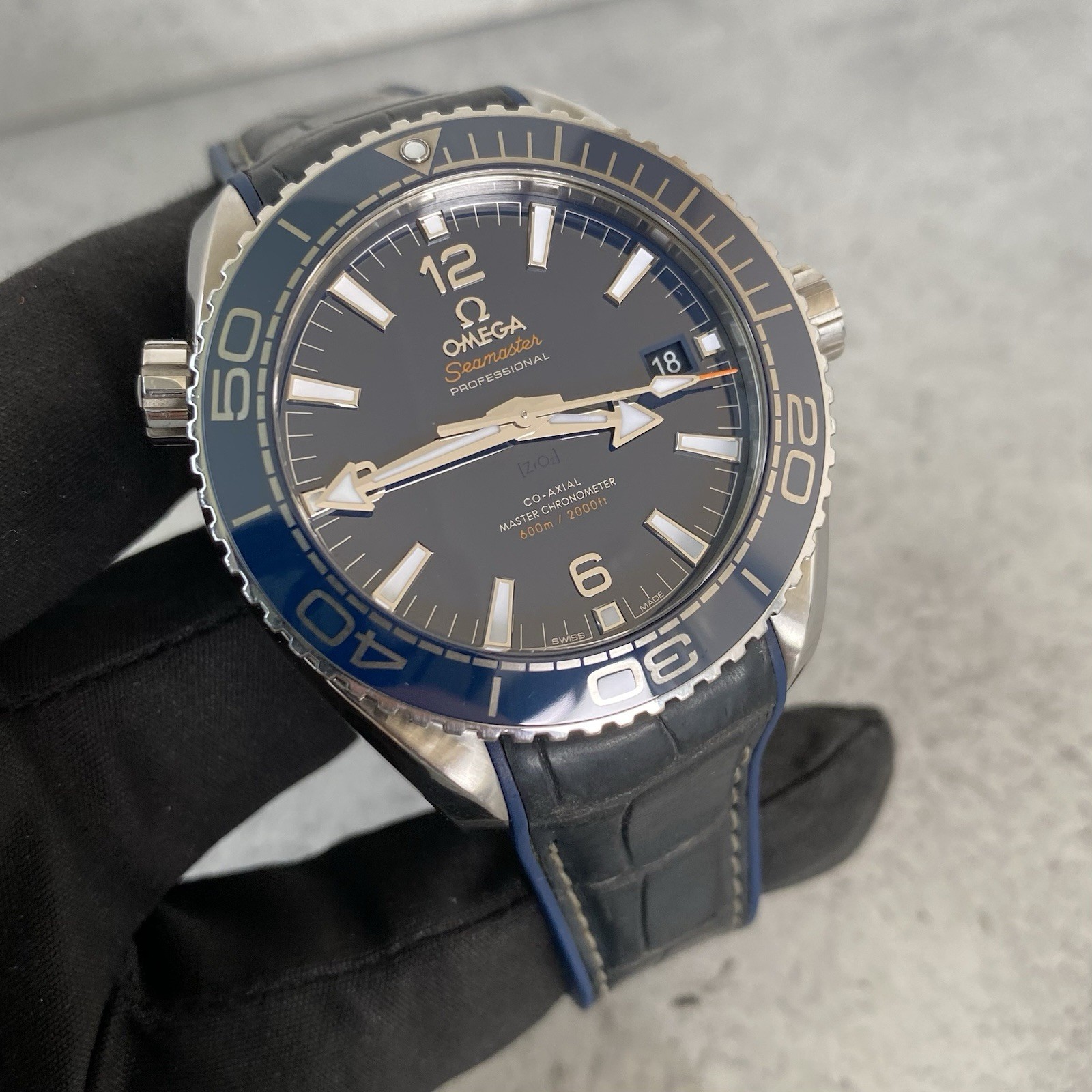 Omega Seamaster Planet Ocean Automatic Co-Axial Quickset Date-Full Set -2018-LIV