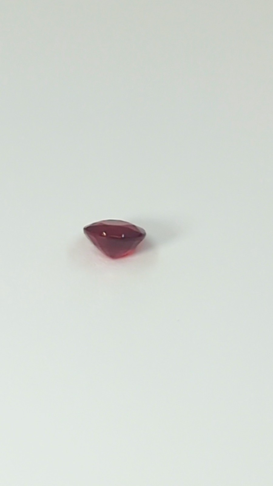 .97ct Natural Ruby Round Faceted AAA Rich Red – High Chromium Mozambique
