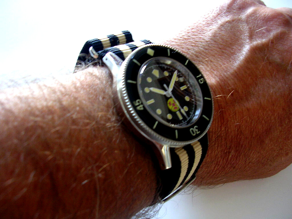 NATO G10 watch strap band 18mm Black Premium nylon Military RAF Bonded IW SUISSE