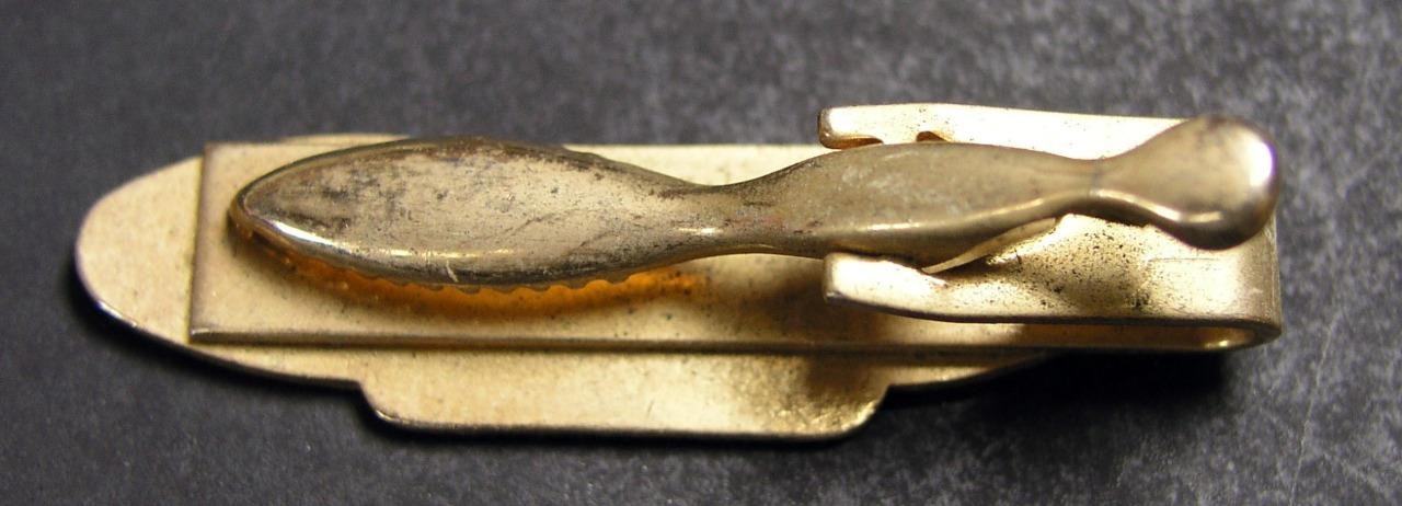 Vintage G.M.General Motors 1908-1958 Forward From Fifty Enameled Tie Clip