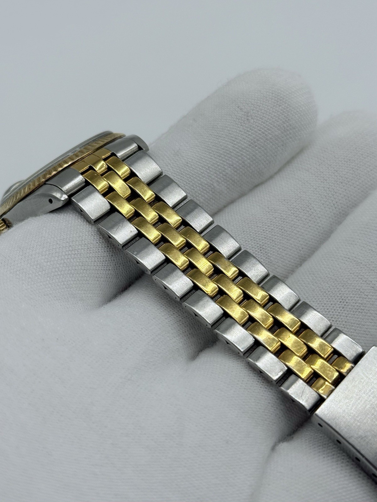 TUDOR Prince OysterDate 74033 Stainless Steel / Yellow Gold 34mm (Rolex Crown)
