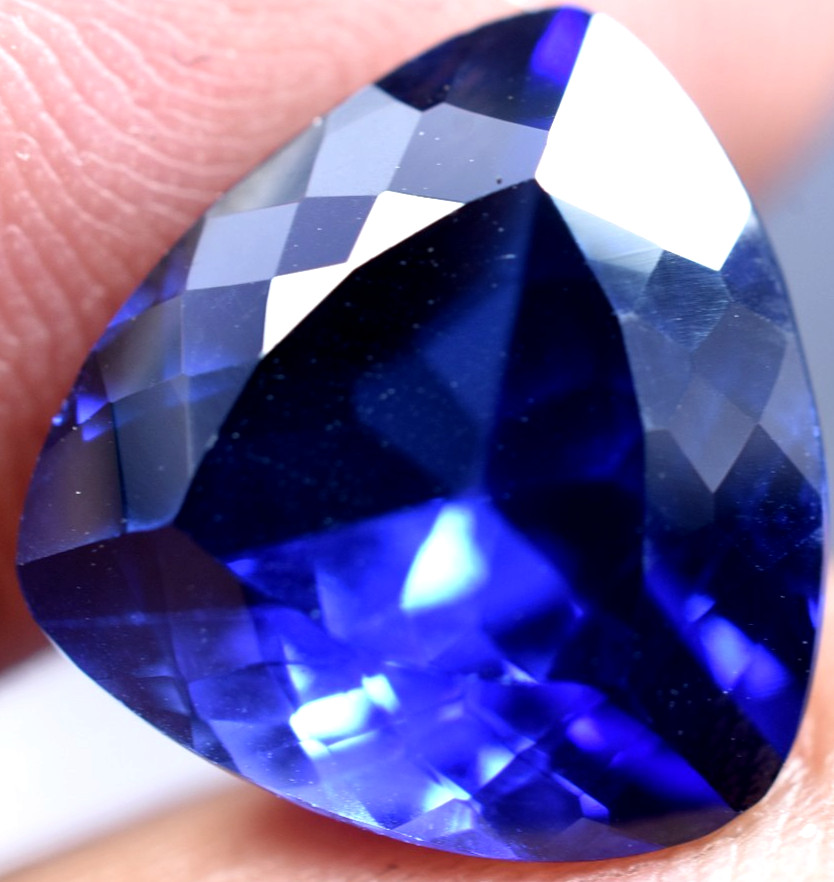 Extremely Rare & Flawless 9.00 CT Natural Benitoite GGL Certified Loose Gemstone