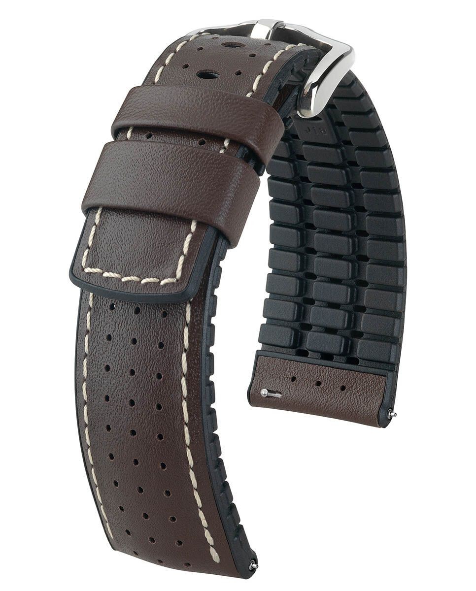 Watch strap deer tiger calfskin rubber 18 mm, 20, 21 mm, 22 mm, 24 mm DE
