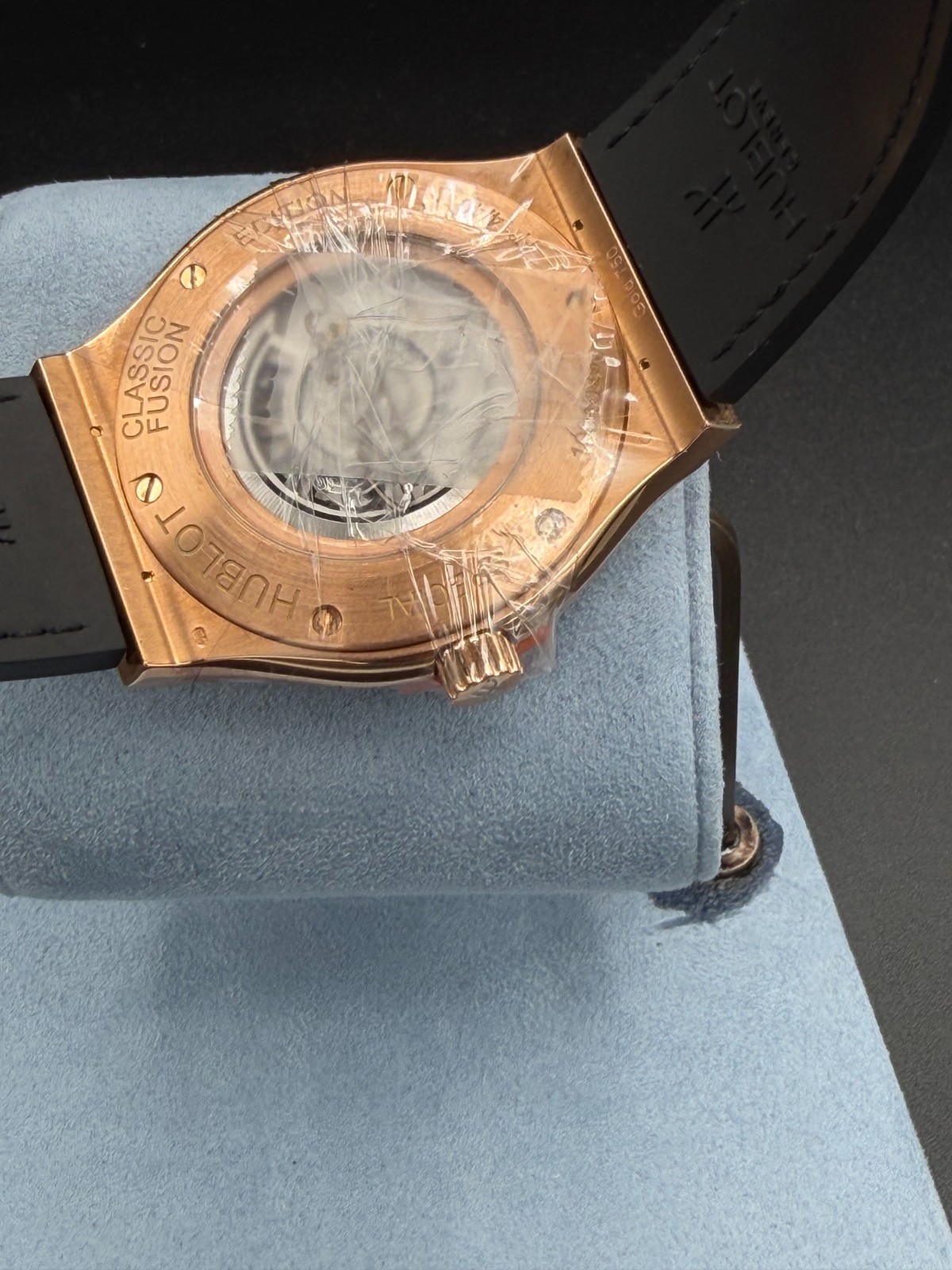 Hublot Classic Fusion Cruz Diez 18K Yellow Gold 45mm Limited Edition