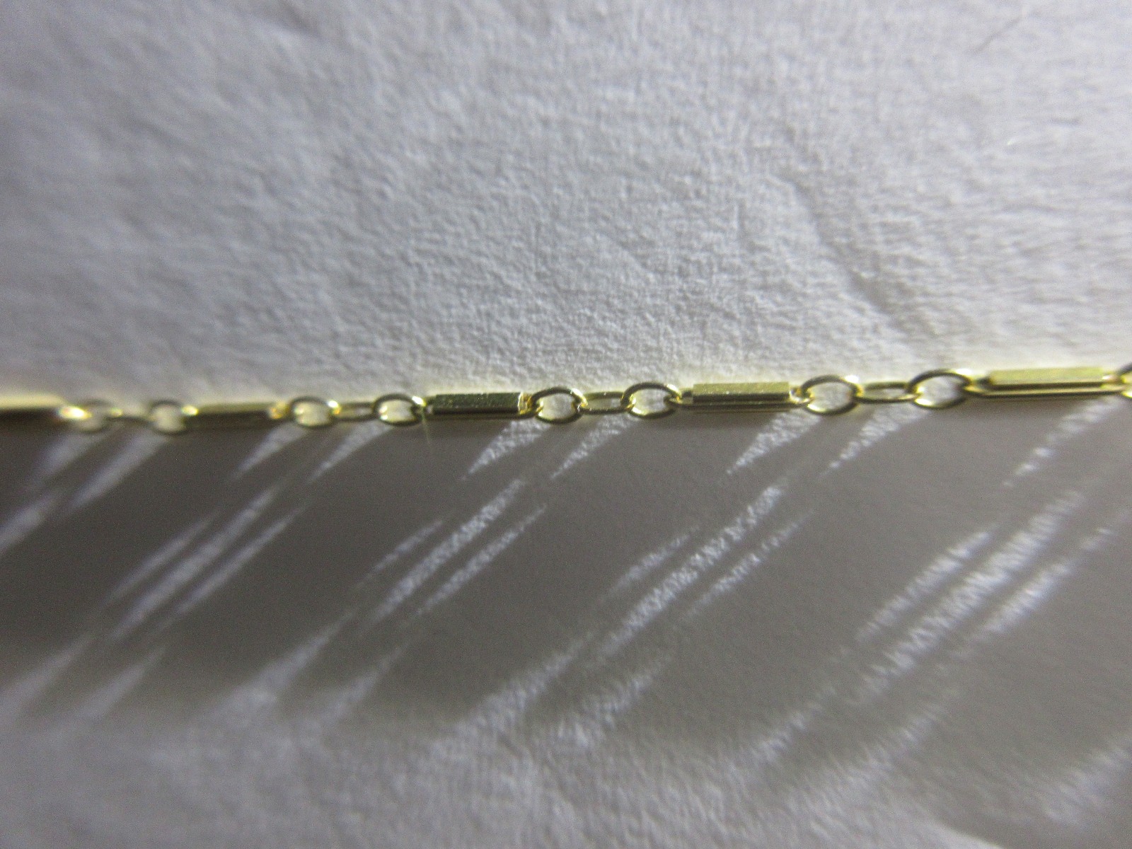 Vintage 14k Gold Chain Necklace 29″ long, 2.80 grams, very fine
