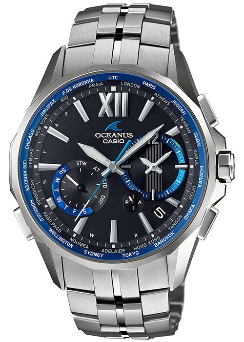 CASIO Oceanus Manta OCW-S3400-1AJF Black Titanium Solar Men’s Watch New in Box