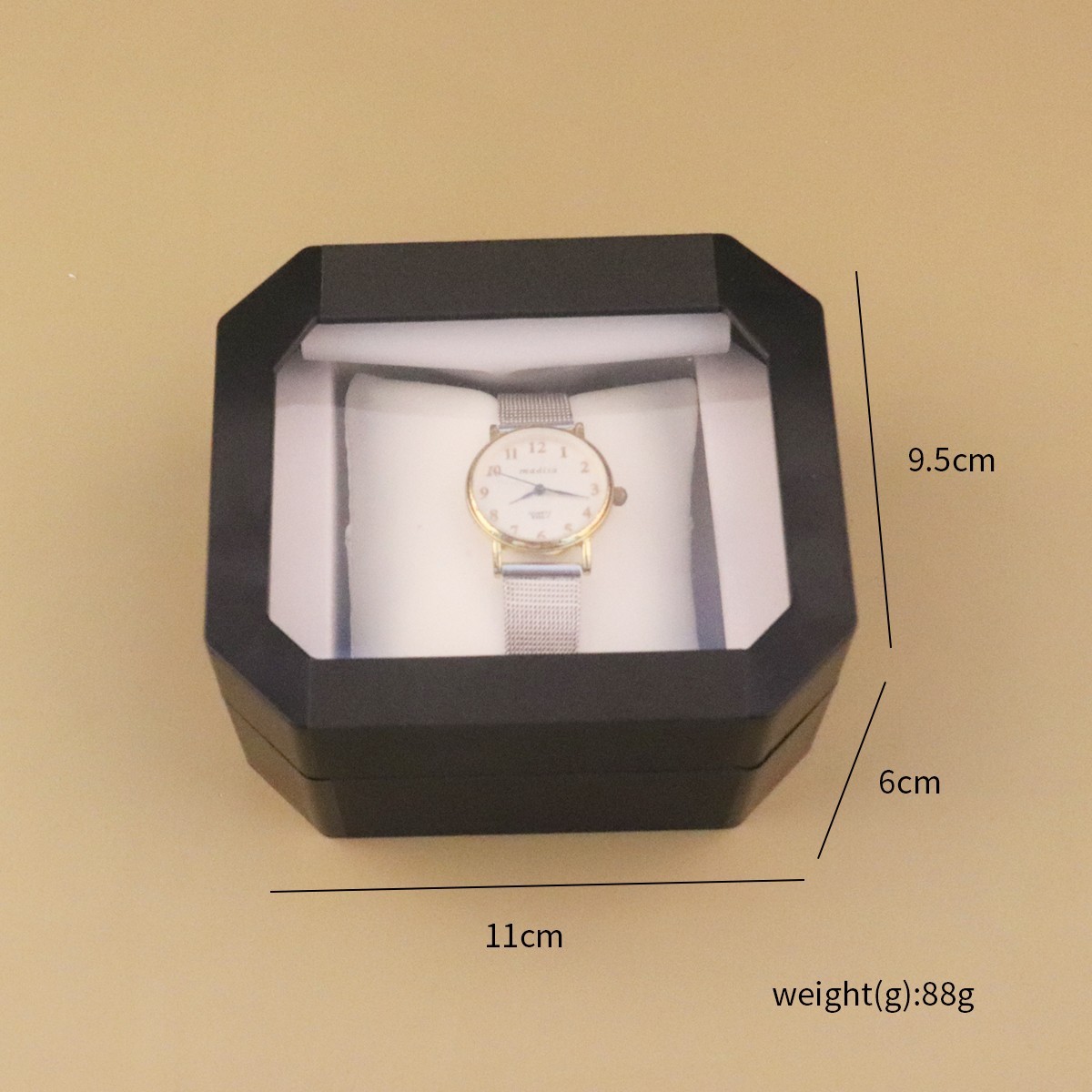 Single Watch Display Box Case Jewellry Storage Organizer With Pillow High-End