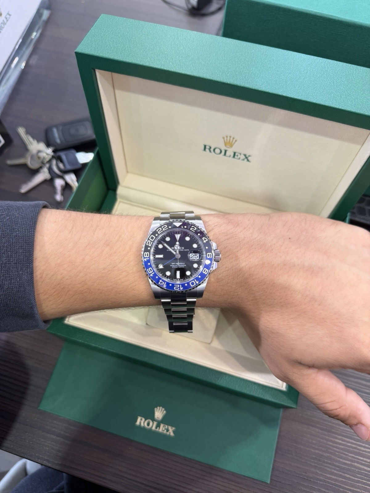 2021 Rolex GMT-Master II 126710BLNR Batman Silver Oyster Bracelet – Full Set