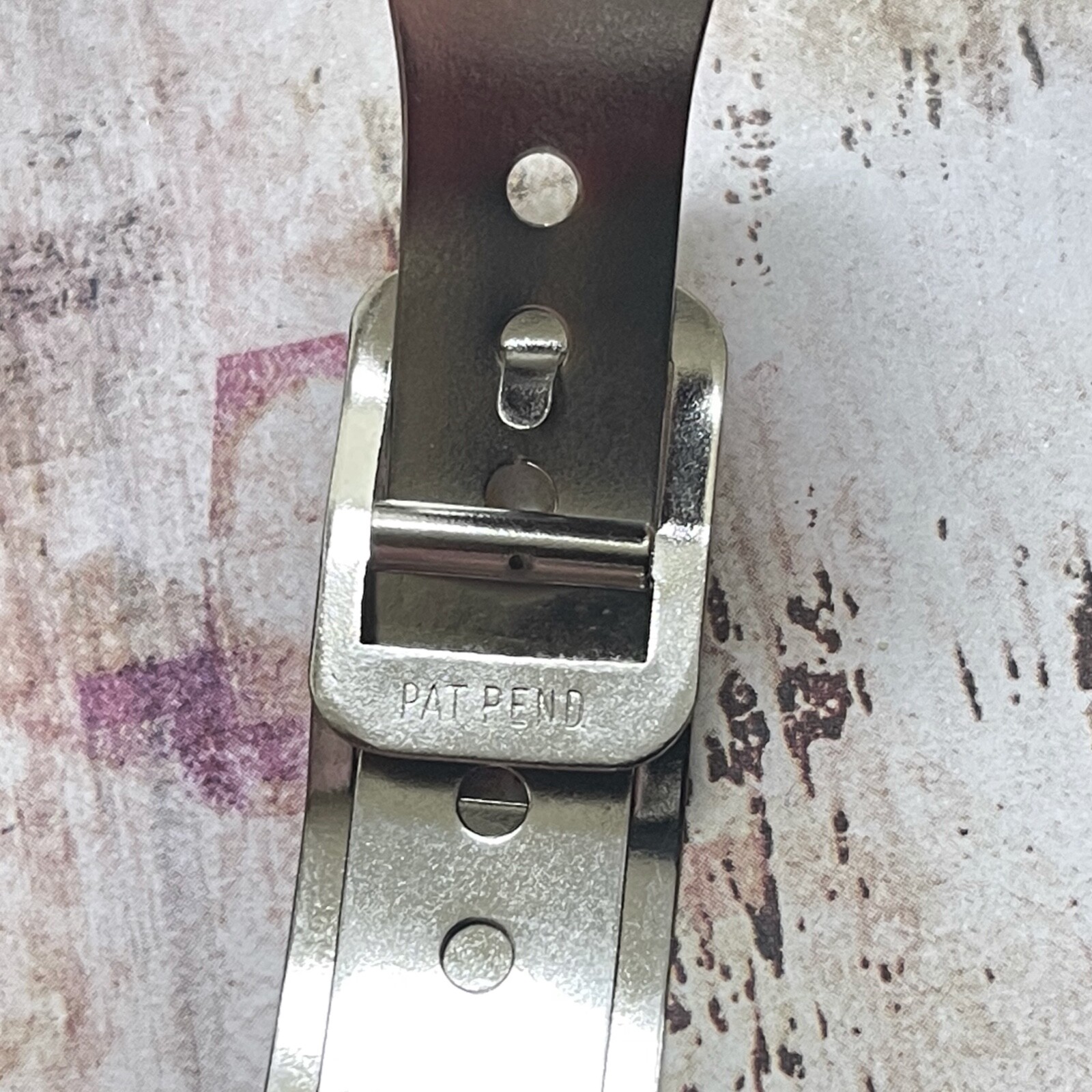 Surestay 1940s vintage military watch band 16mm cuff type spring bars/fixed lugs