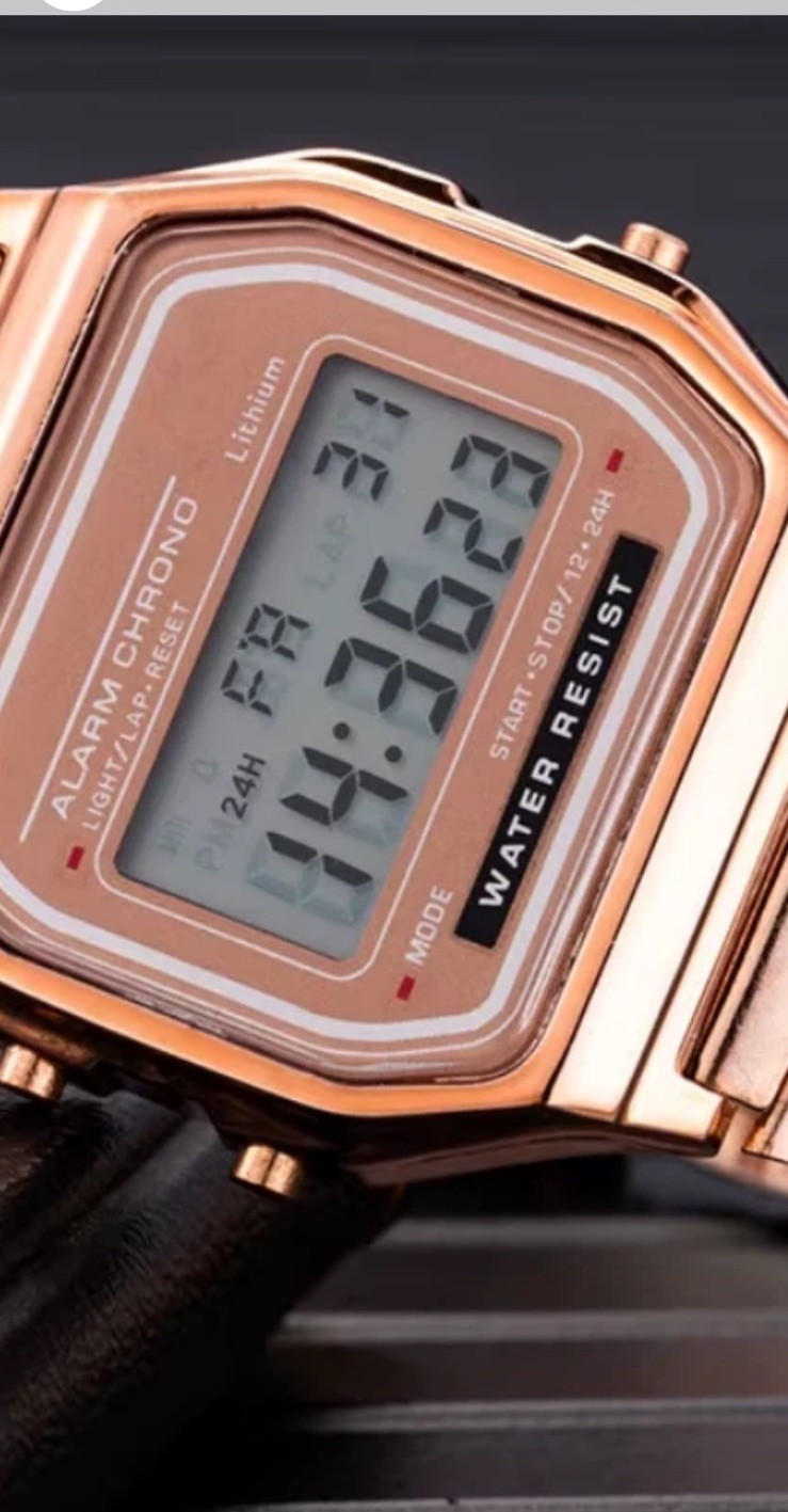NEW CASIO Retro Classic Unisex Digital Steel Bracelet Watch A158WA-1YES