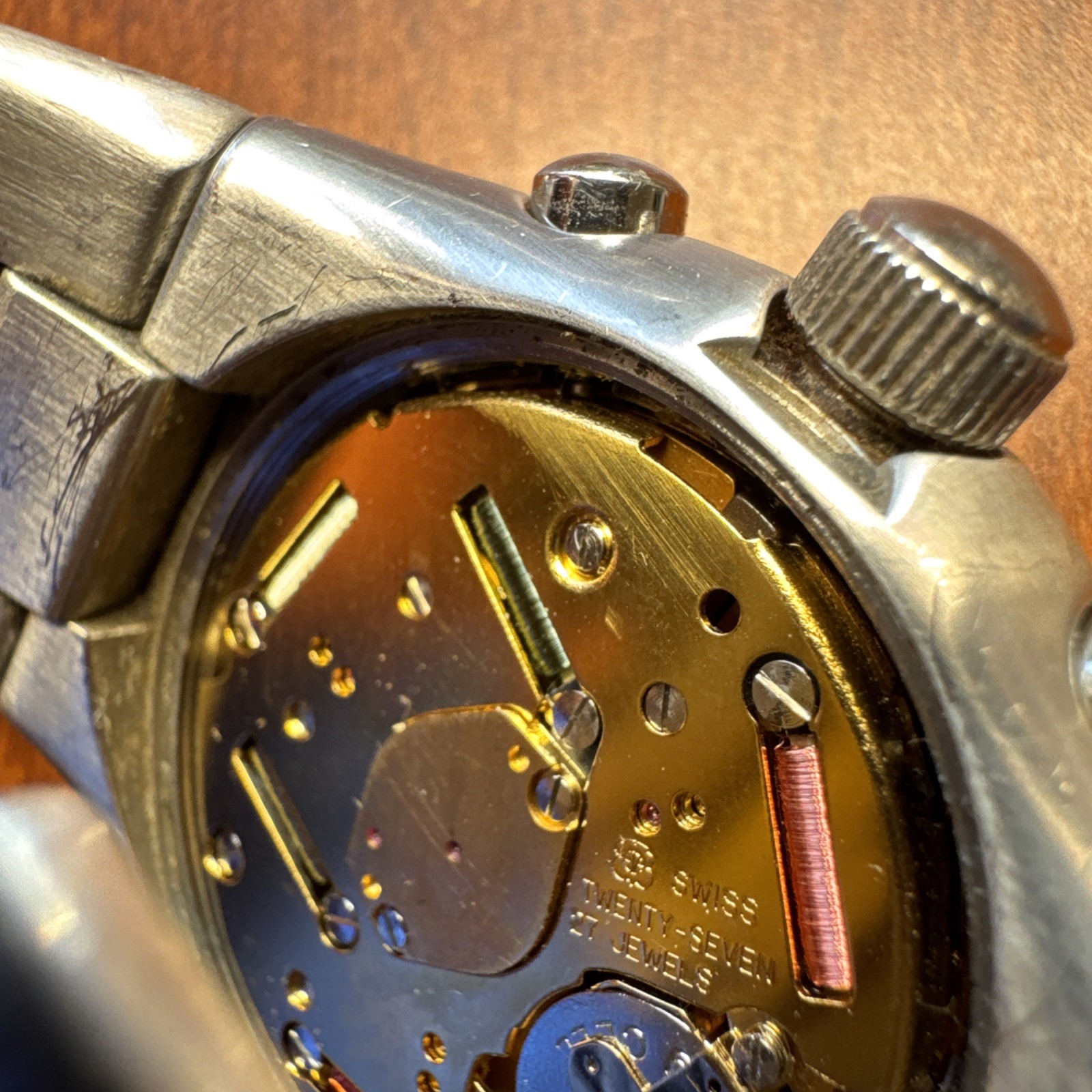 Swiss Army Hunter Flyback Chronograph Watch, WORKS RARE, read 41mm ETA 251 292