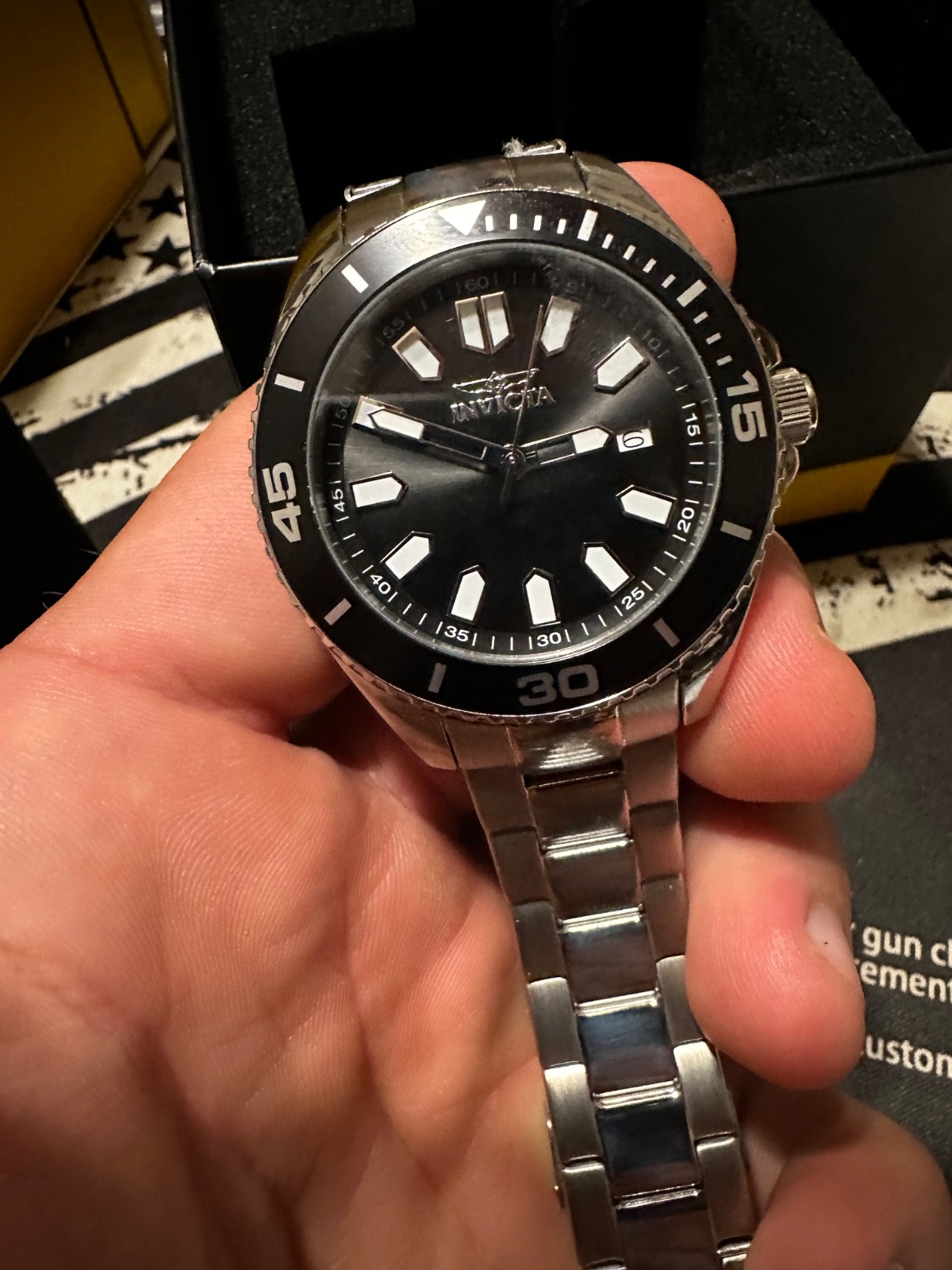 Invicta Pro Diver Men’s Watch – 43mm, Steel (46316) (Msrp: $109)
