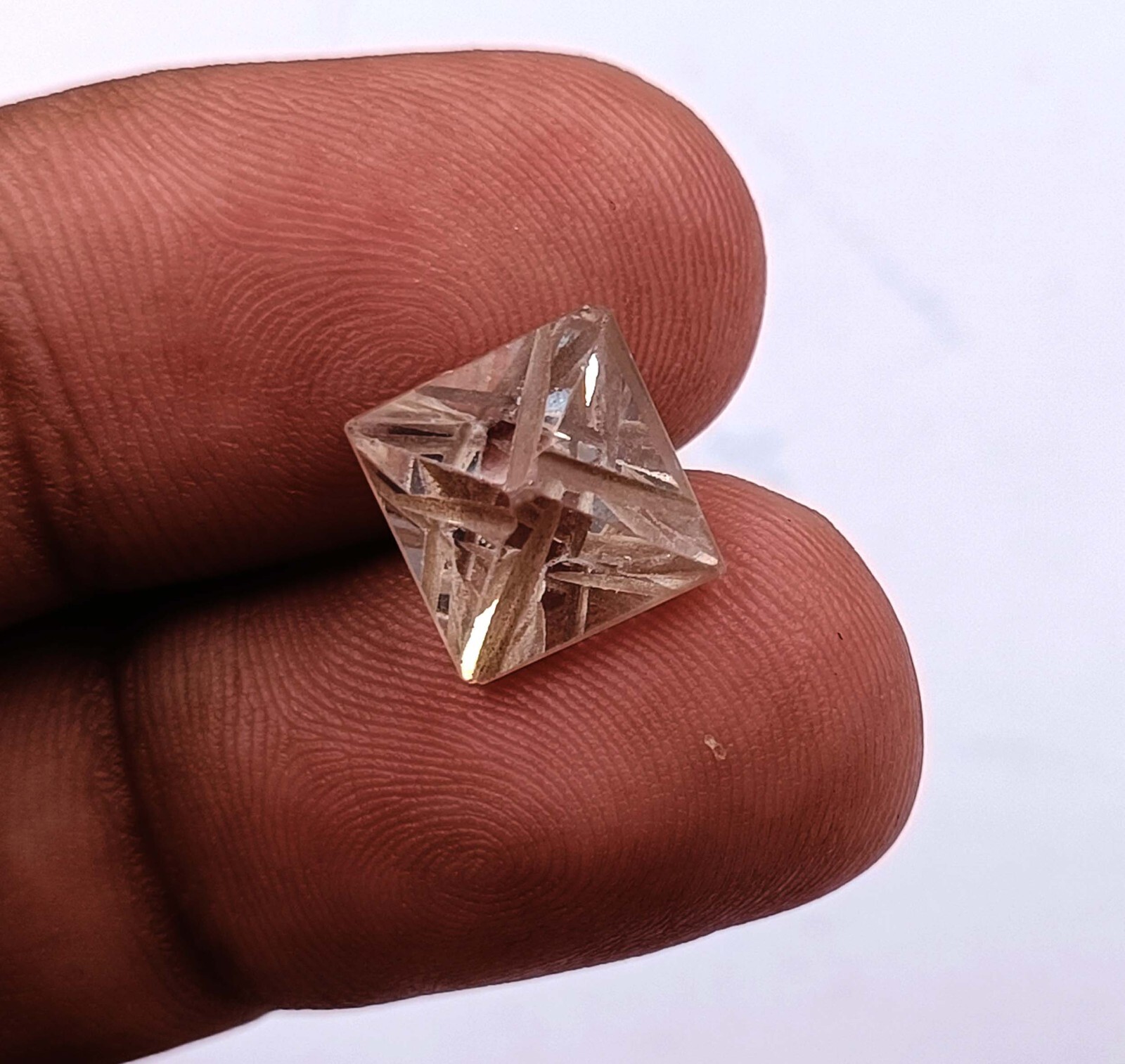 4.10 CT F COLOR VVS1 CLARITY DIAMOND COLORLESS EGL CERTIFIED RAW LOOSE CVD MNG