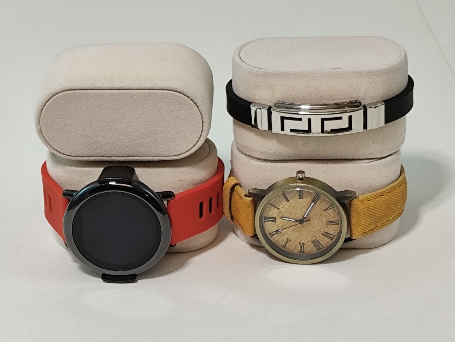 Set of 4 Velvet Watch Pillows for Case Box Display US Seller