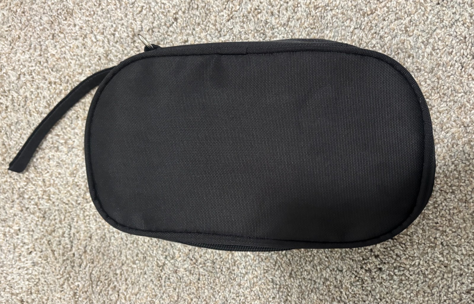Travel Jewelry Organizer Case Black Turquoise Snap Roll 5 Pouches New