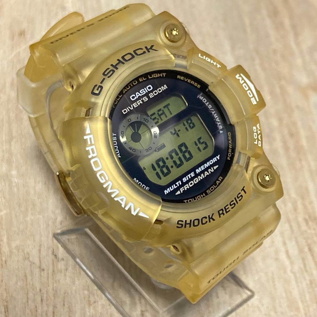 Tough Solar Fully Functional Excellent Condition G-Shock FROGMAN GW 225E 25th An