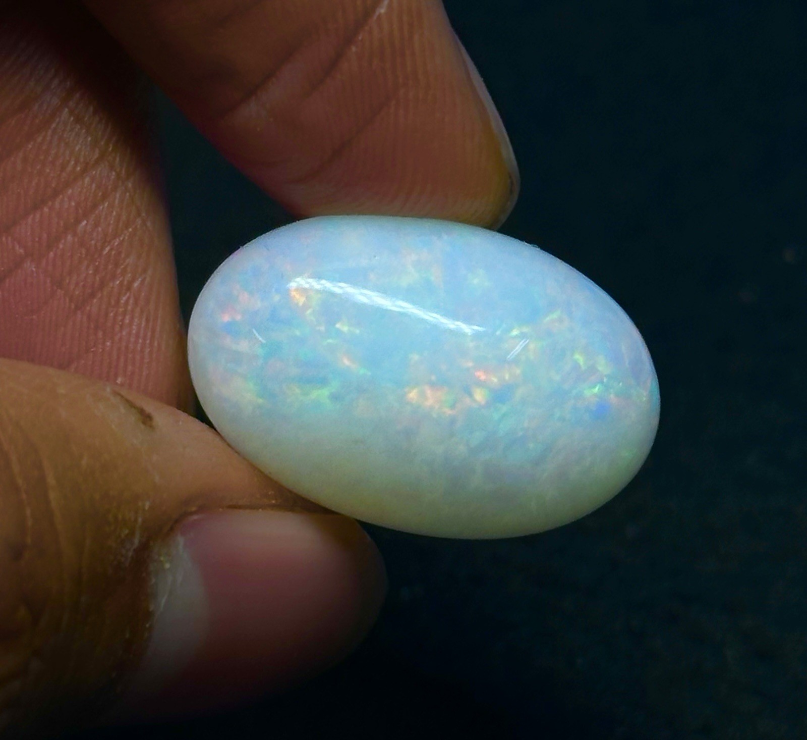 Multi Color Opal Cabochon 17.70 cts High-Quality Gemstone Use for Making Jewelry