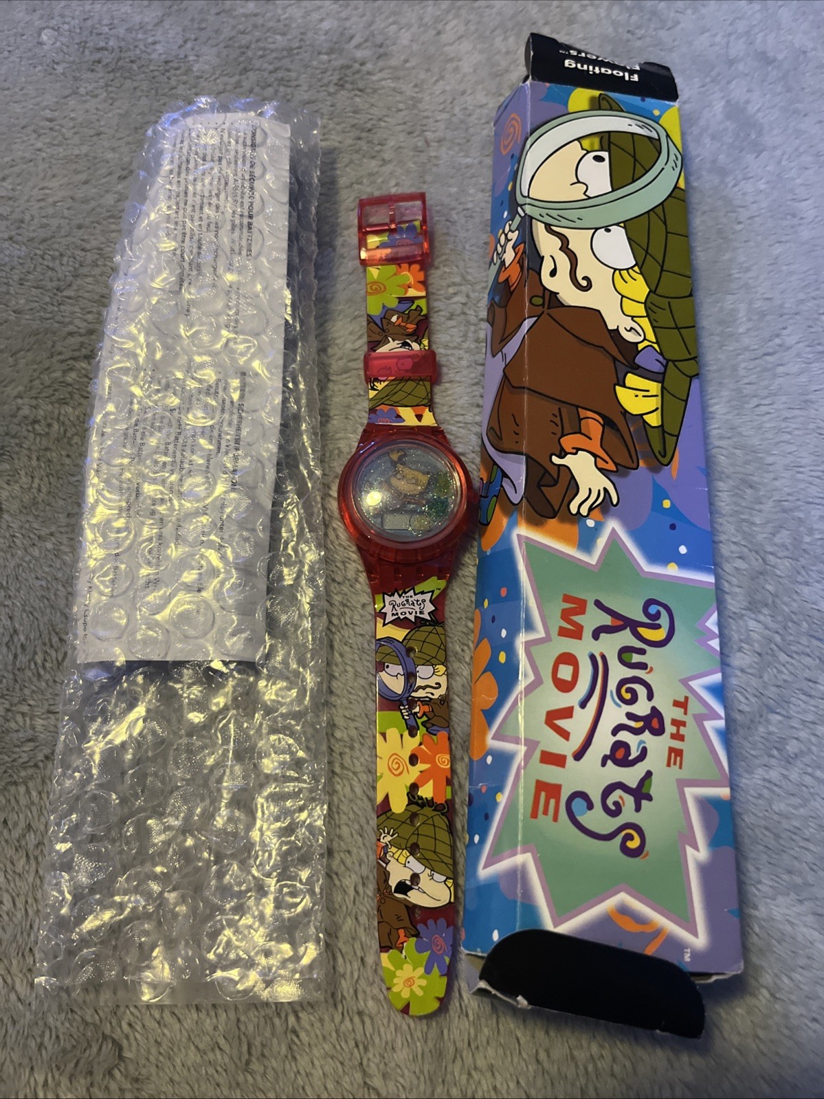The Rugrats Movie Angelica Bubble Watch From Burger King Floating Flowers
