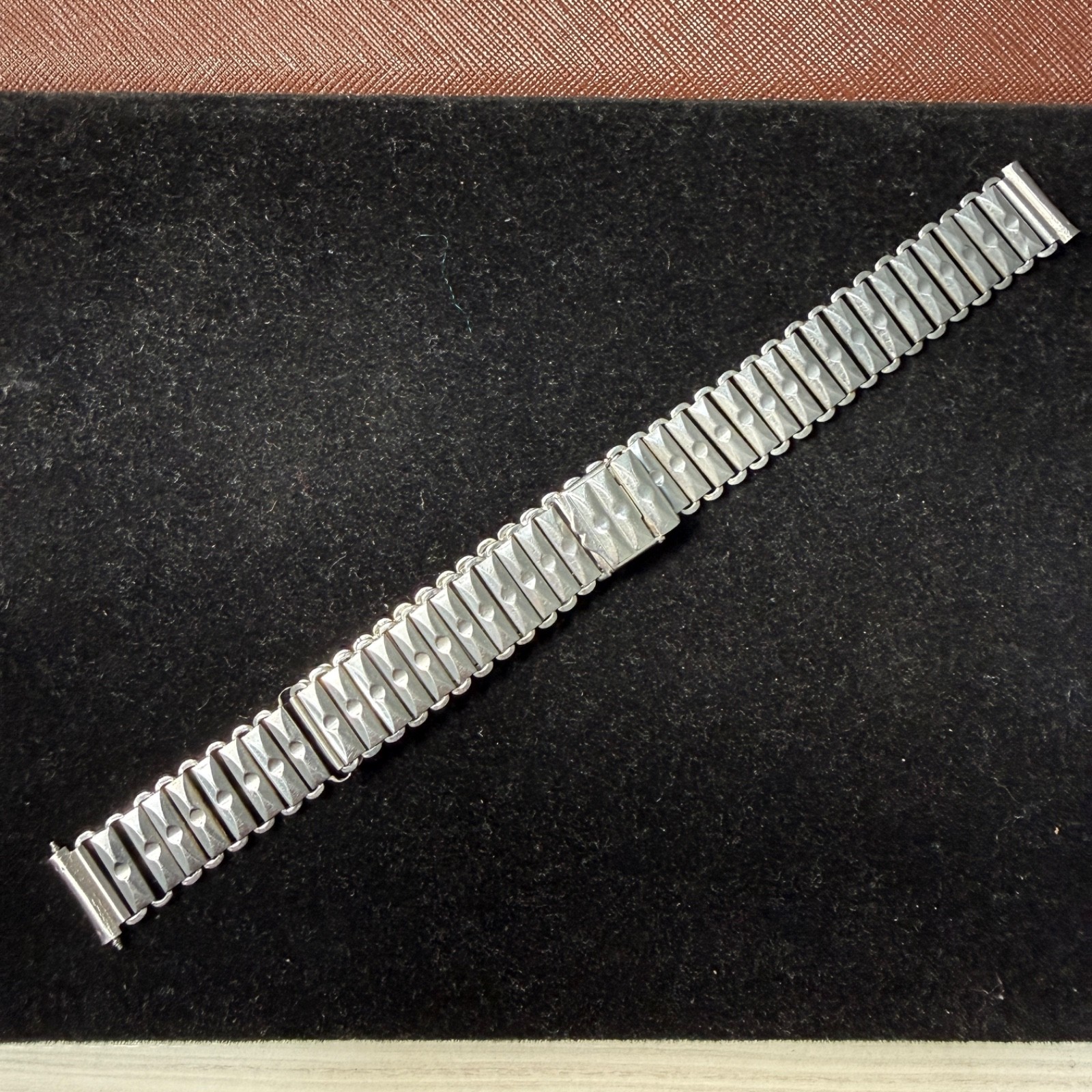 Generic Bamboo Steel Watch Bracelet 22cm Handles 15mm