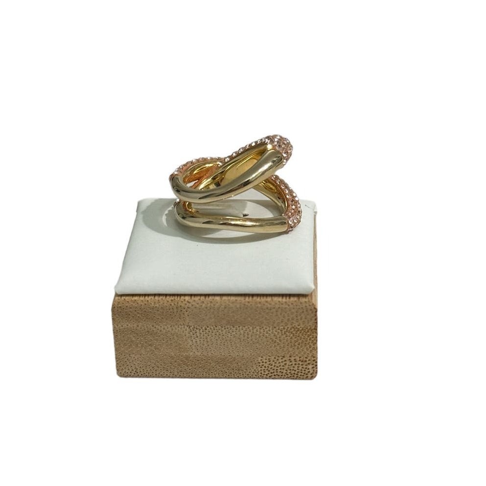 Swarovski Tigris ring Ruthenium plated size USA SIZE 6 / 52