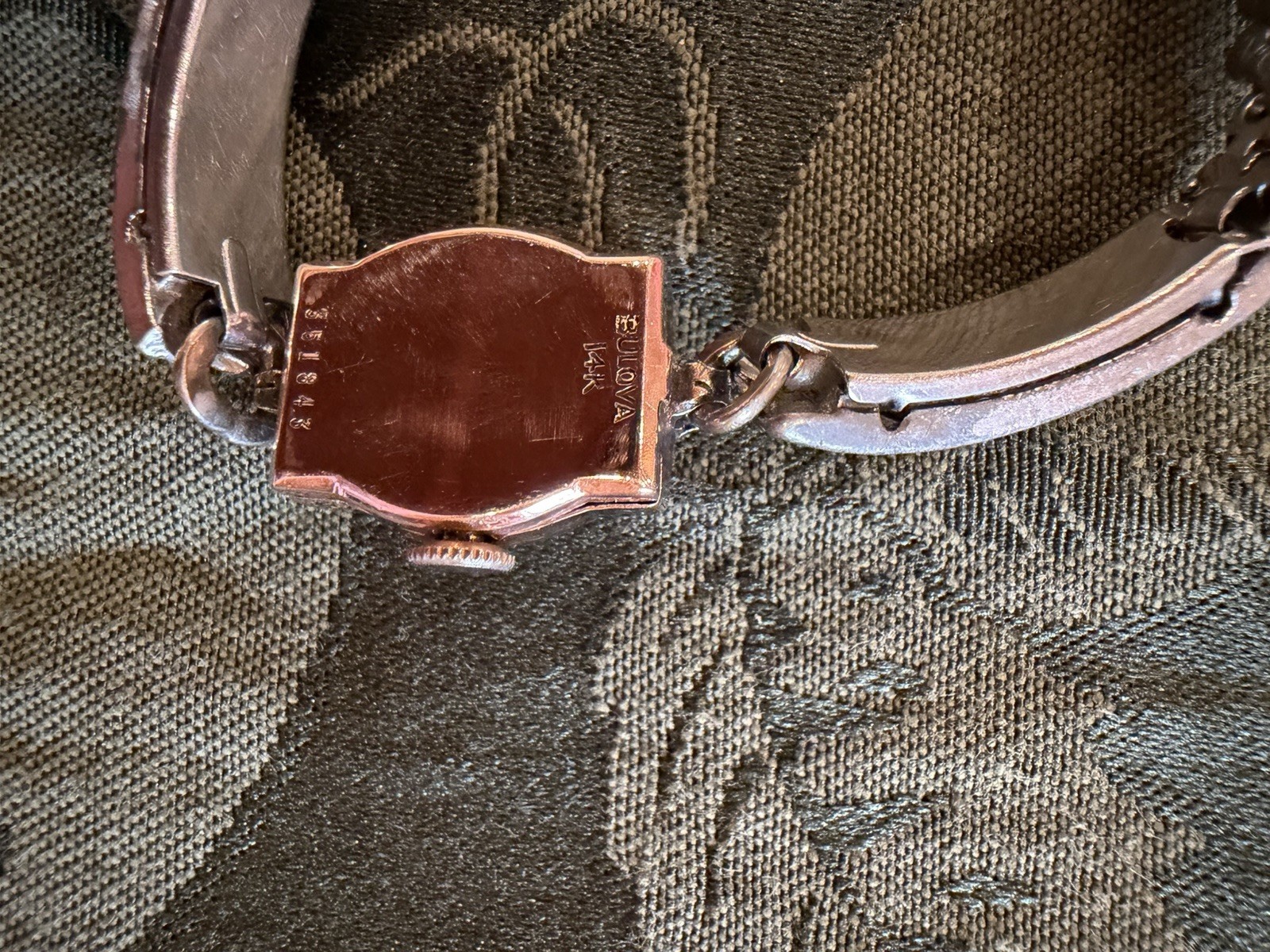 VTG 14K Rose Gold Ladies Watch Bulora Comp. See Description In The photos