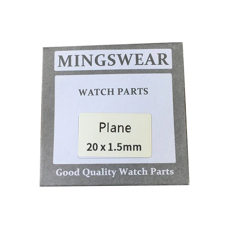 2X 1.5mm Flat Round Mineral Crystal Lens Glass 18-40mm Watch Glass Repair Parts