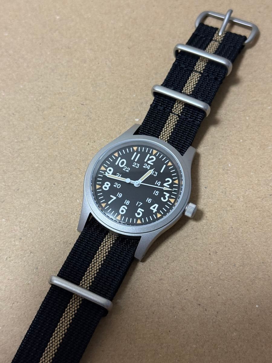 Militard ML05B 38mm Quartz Miyota 2035 Sapphire 100m Military New From Japan