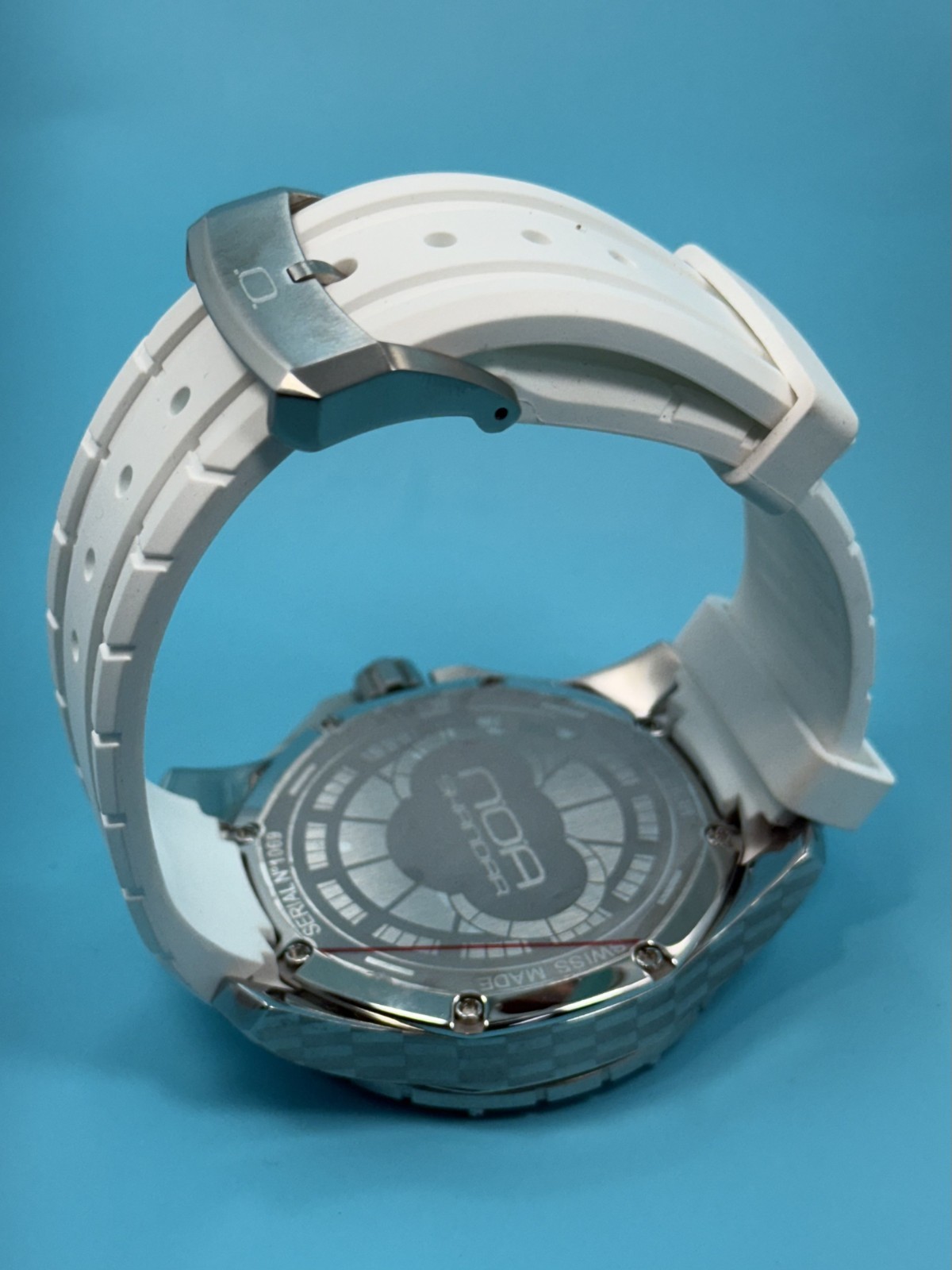 Brand New Sealed NOA Skandar Ronda Quartz 45mm SS Watch