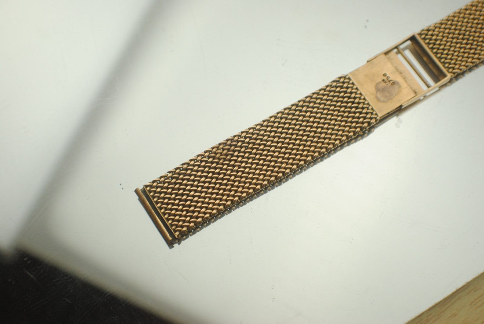 VINTAGE 18K ROSE GOLD 17.4MM LUG 47.5 G BRACELET 1950S 17CM IWC OMEGA PATEK VC