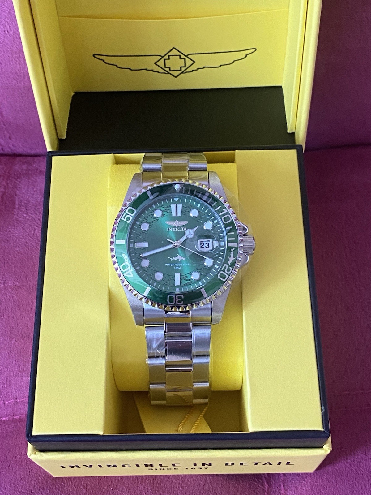 NEW Invicta Pro Diver Currentwave Men’s Watch 43mm Steel (30020) Brand New