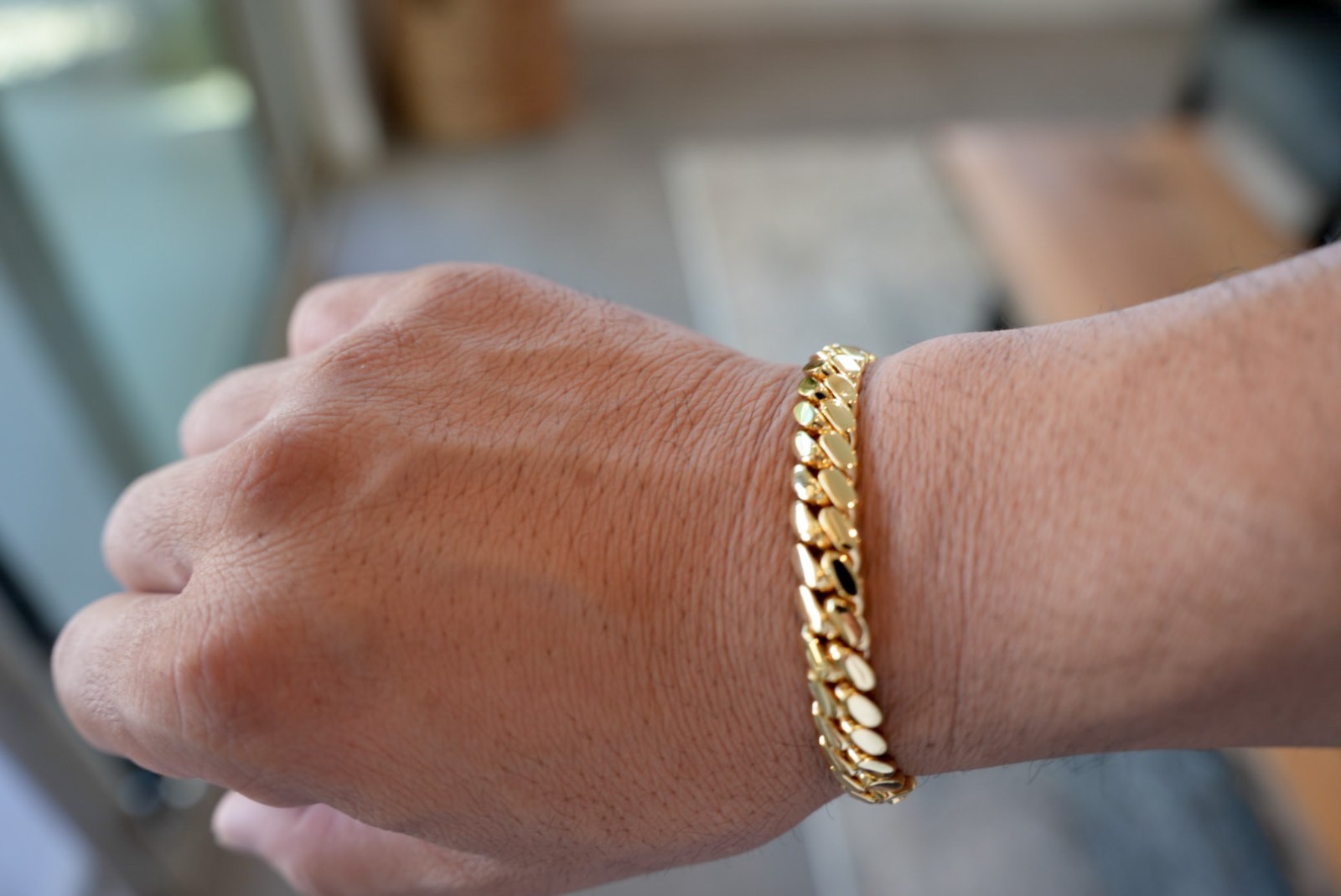 14K Yellow Gold 5x Plated | Miami Cuban | Bracelet | Solid | 7 inches | 12 mm