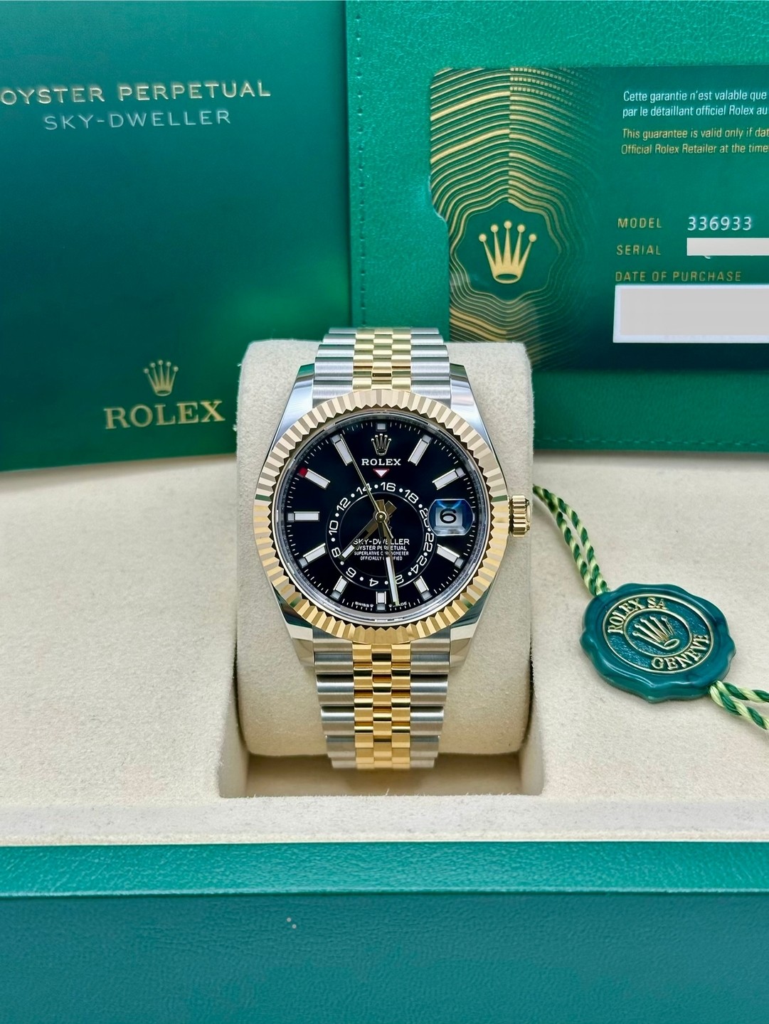 Rolex 336933 2024 Black Dial Box & Papers