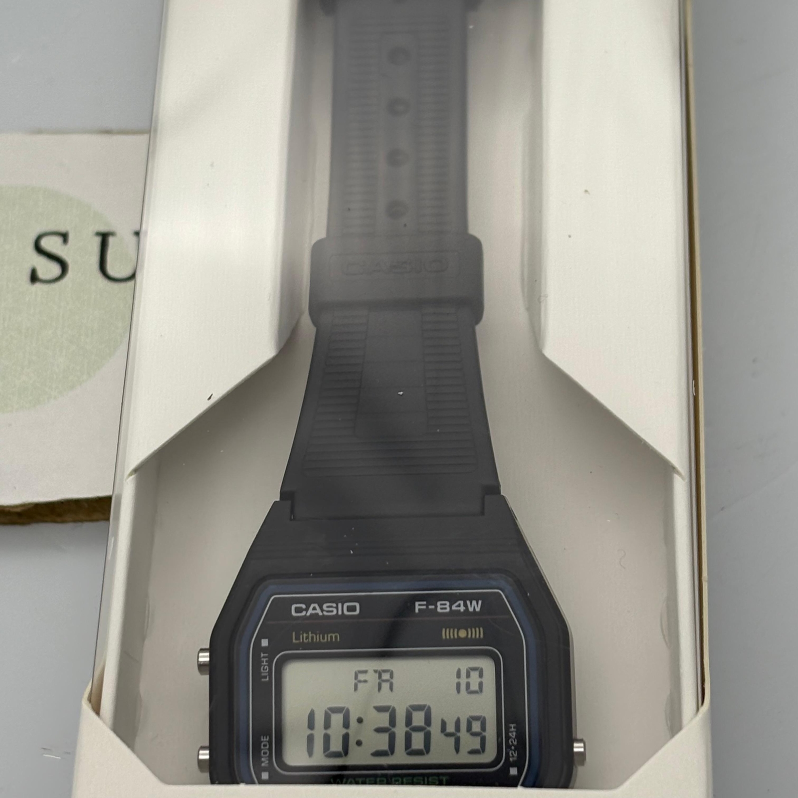 CASIO F-84W-1 Black Light Men’s Standard Digital Wristwatch OFFICIAL New