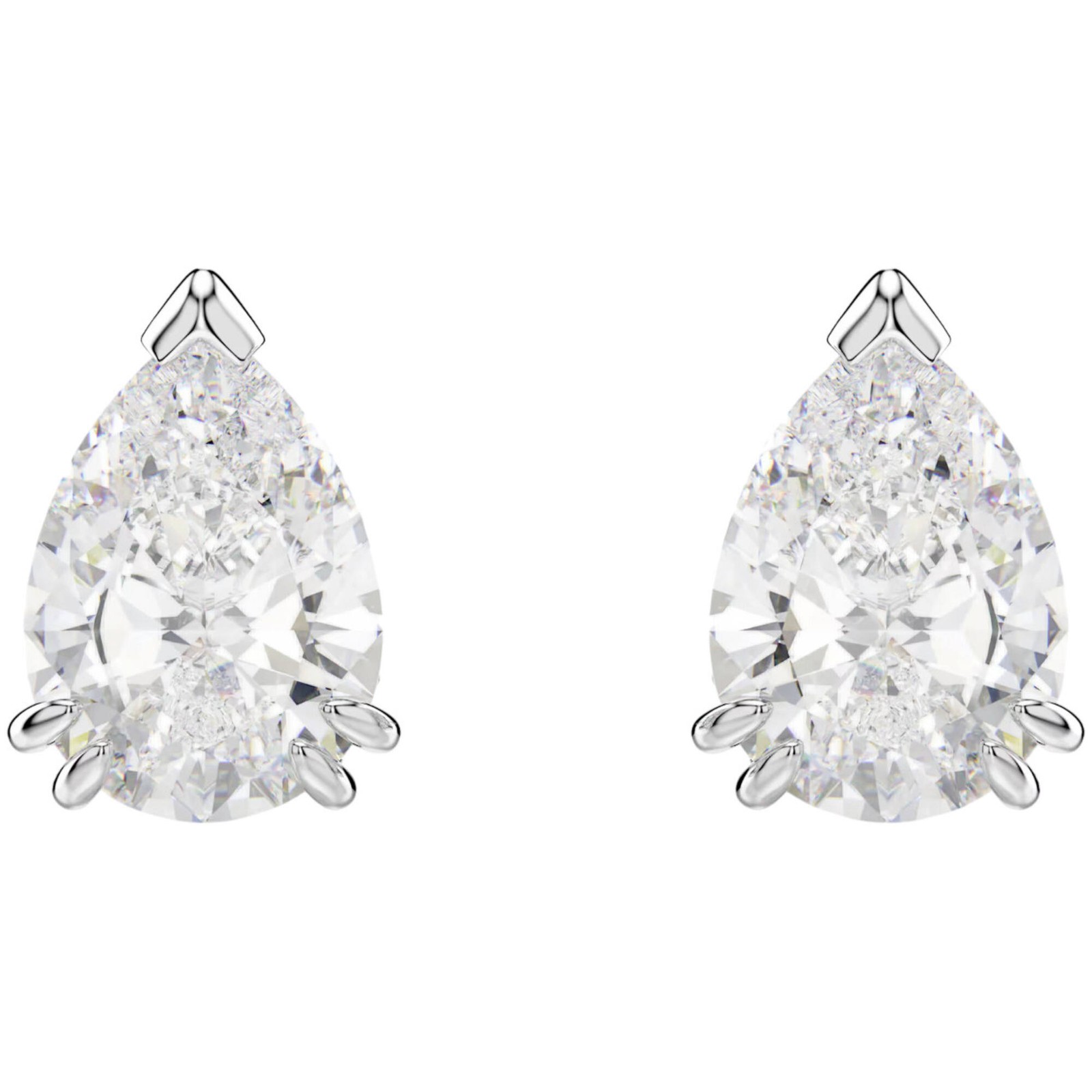Swarovski Women’s Stud Earring Stilla Pear-Cut Stones and Rhodium Plated 5636713