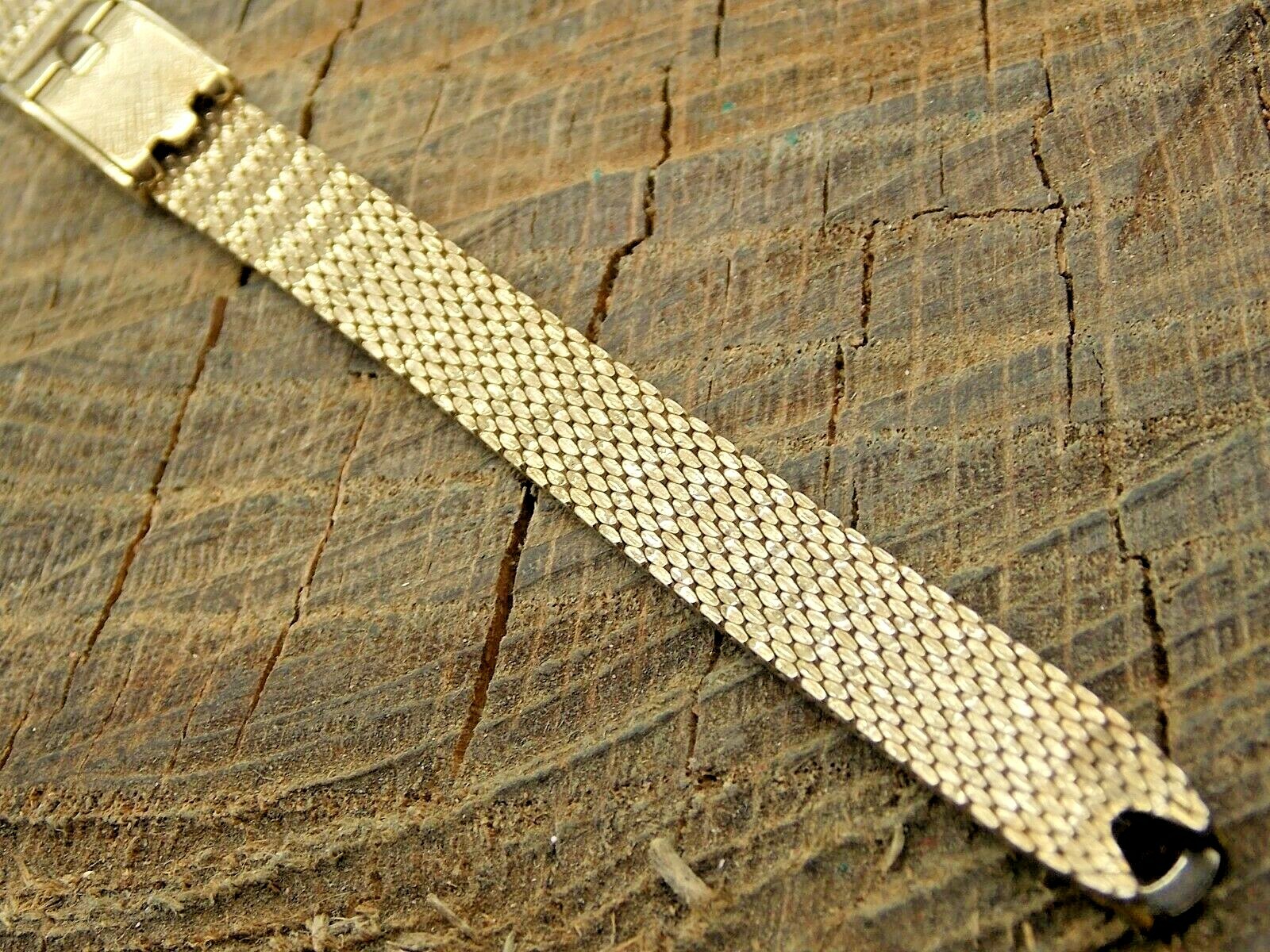 Kreisler Watch Band Sliding Clasp C-Ring Yellow Gold Filled NOS Unused Vintage