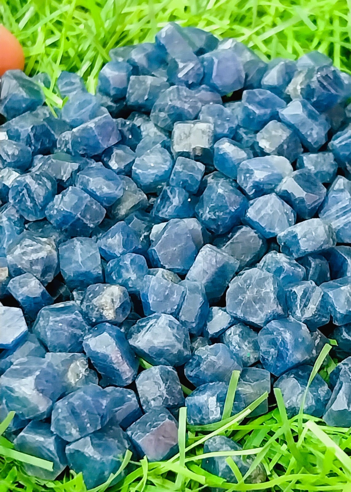 Natural Ceylon Blue Sapphire Rough Loose 100% Untreated Sapphire Rock 100 Ct-Lot