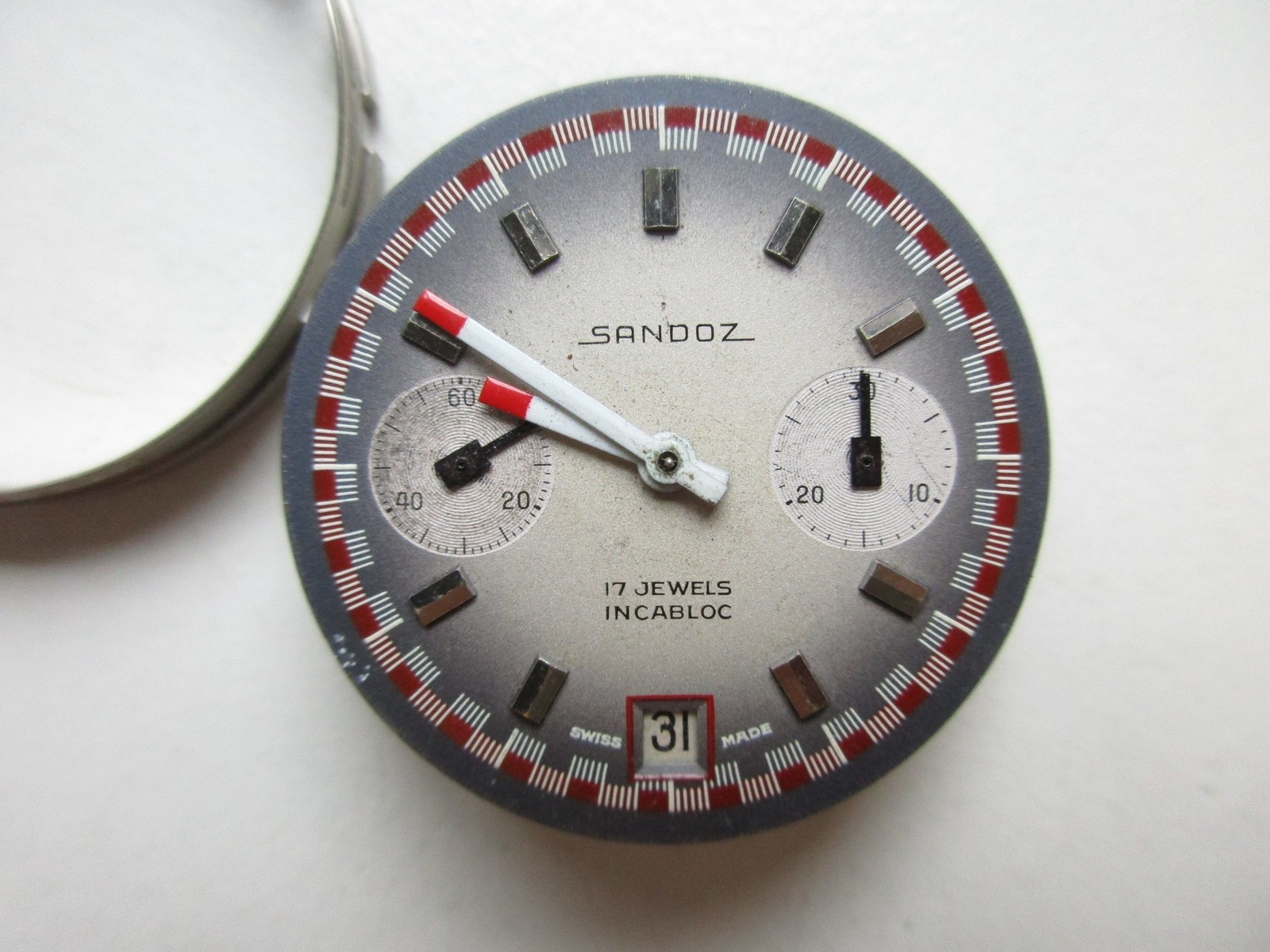 Valjoux cal. 7734 Swiss chronograph watch movement – incomplete – for parts