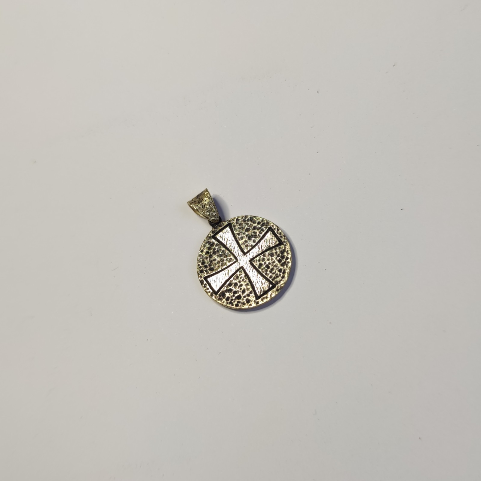 Gothic Cross Pendant Handmade Men Jewelry Birthday Gift