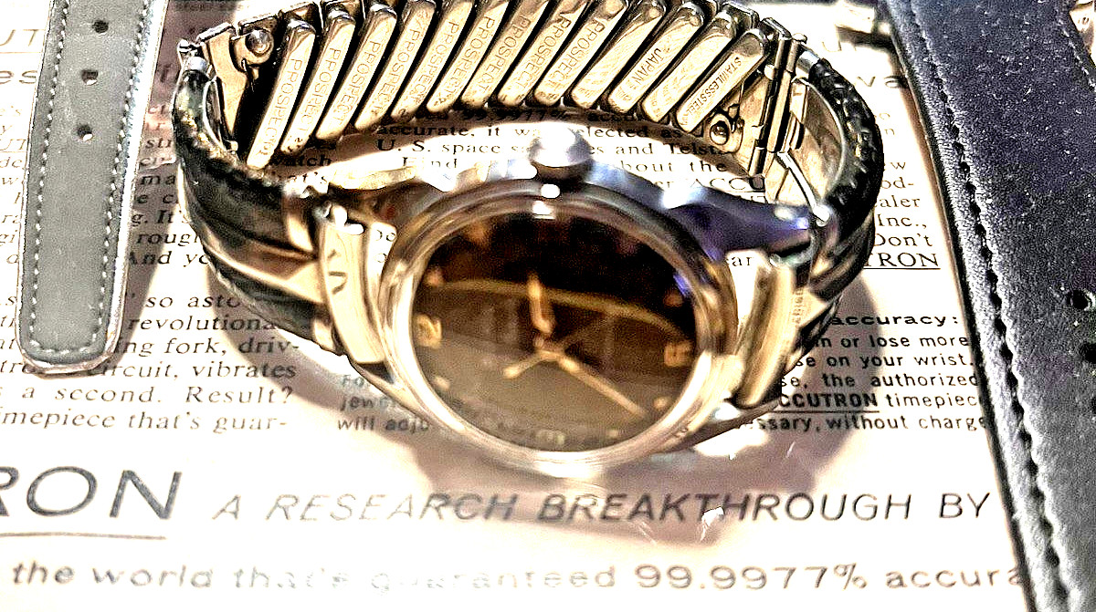 1959 Vintage Bulova 23 Jewel “M” Self Winding Bk Concentric Dial, SERVICED & Box