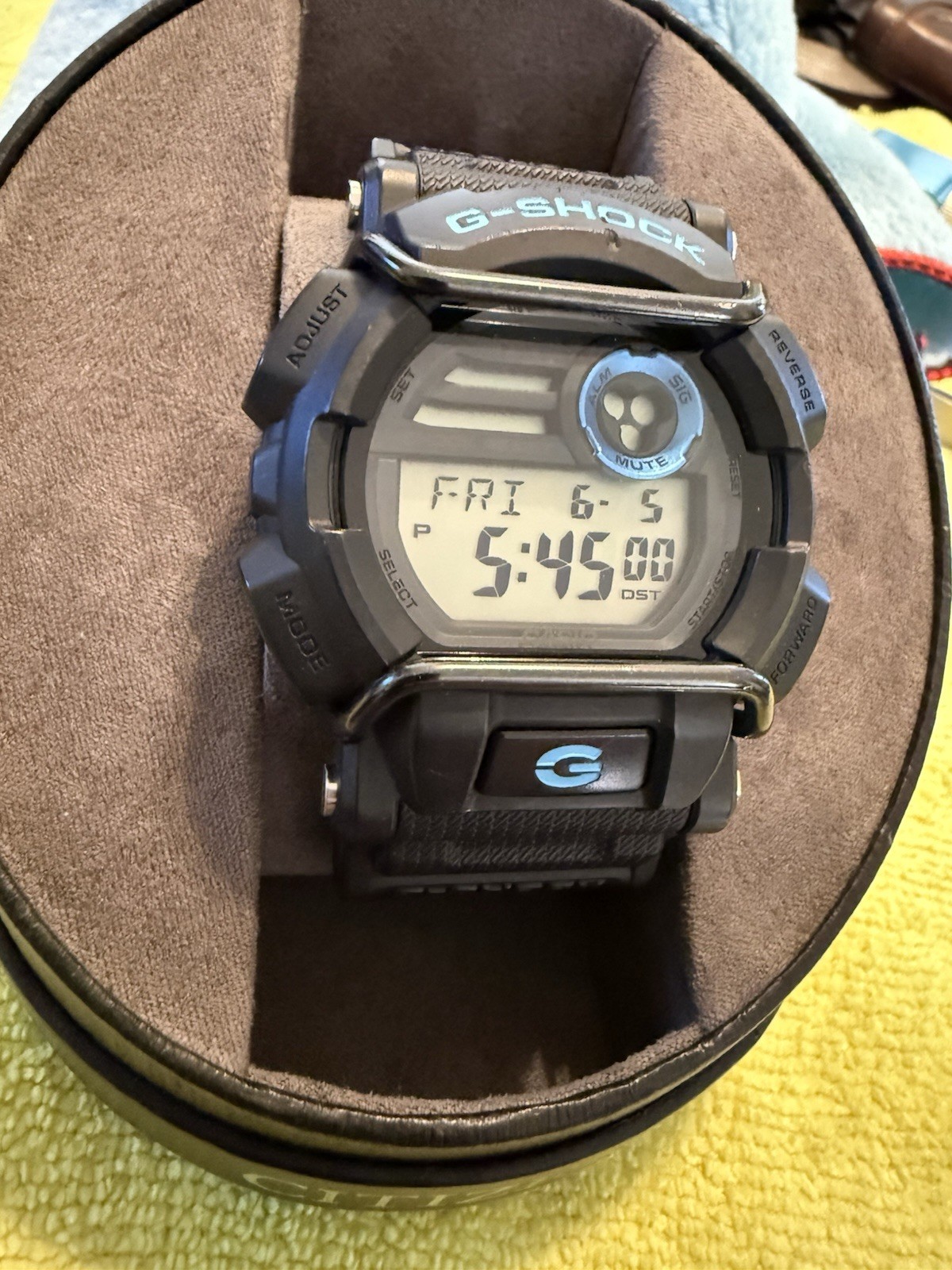 Casio G-Shock GD400-1B2 Digital Watch Black/Blue Quartz Used Good Condition