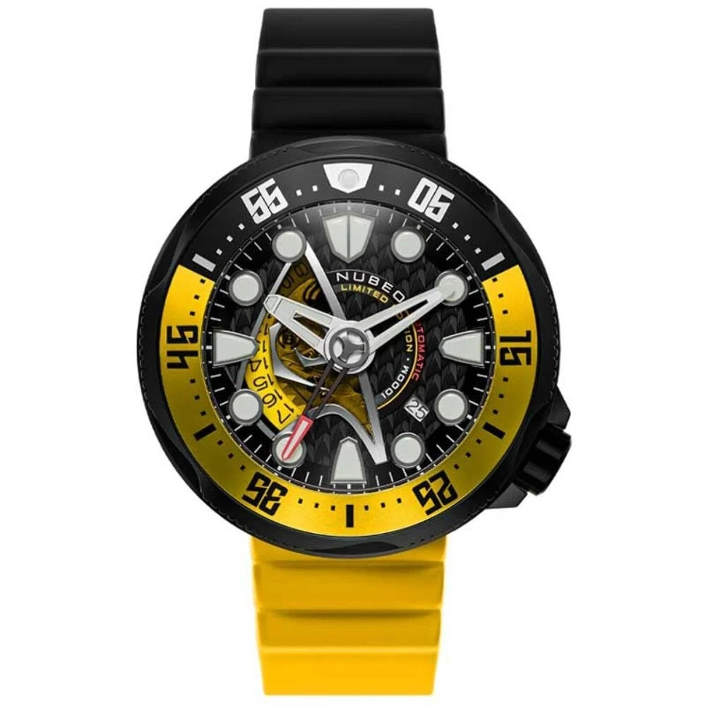 Nubeo Ventana Automatic Star Trek Starfleet Command Yellow Limited Edition