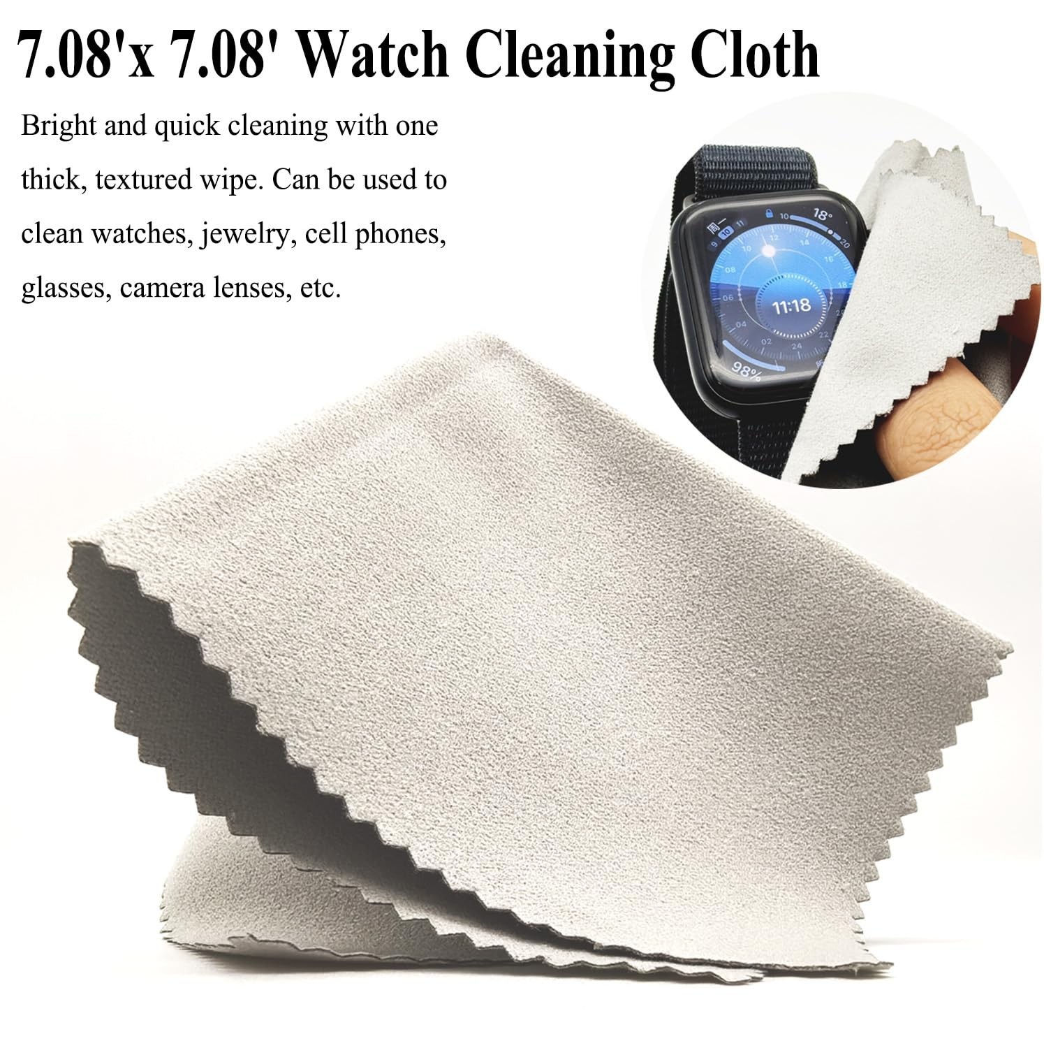 Professional Watch Demagnetizer Tool with Compass & Cleaning Cloth – Repair Kit