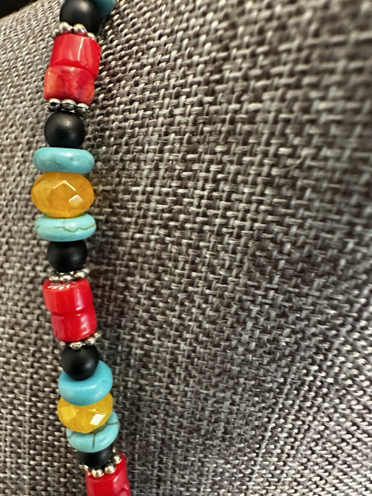 Vibrant Multicolor Beaded Necklace
