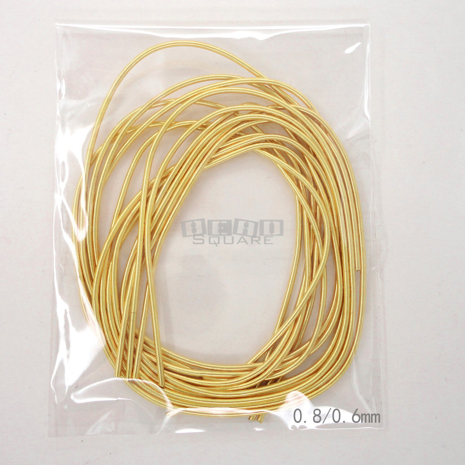 Gold Tone French Wire Bullion Gimp Coil Thread Cord Cover Total 70″ (5’10”)