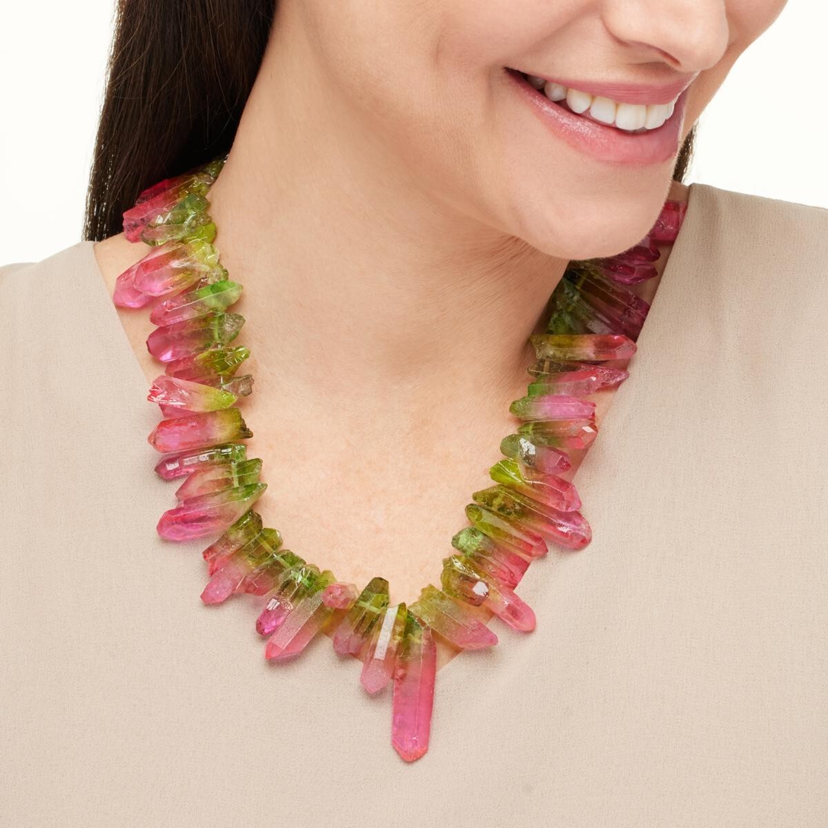 HSN Colleen Lopez Sterling Silver Multi-Gemstone Beaded 18″ Necklace $70 CHOOSE!